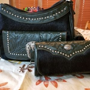 American West Purse and matching wallet